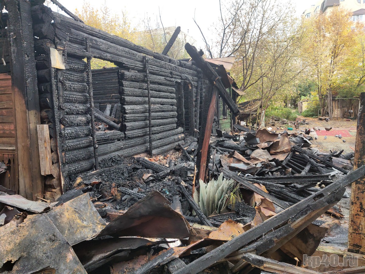 Пожар Калуга Тульская