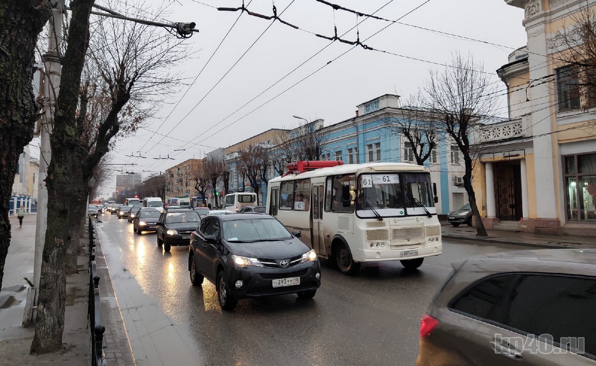 Пробка на улице Ленина