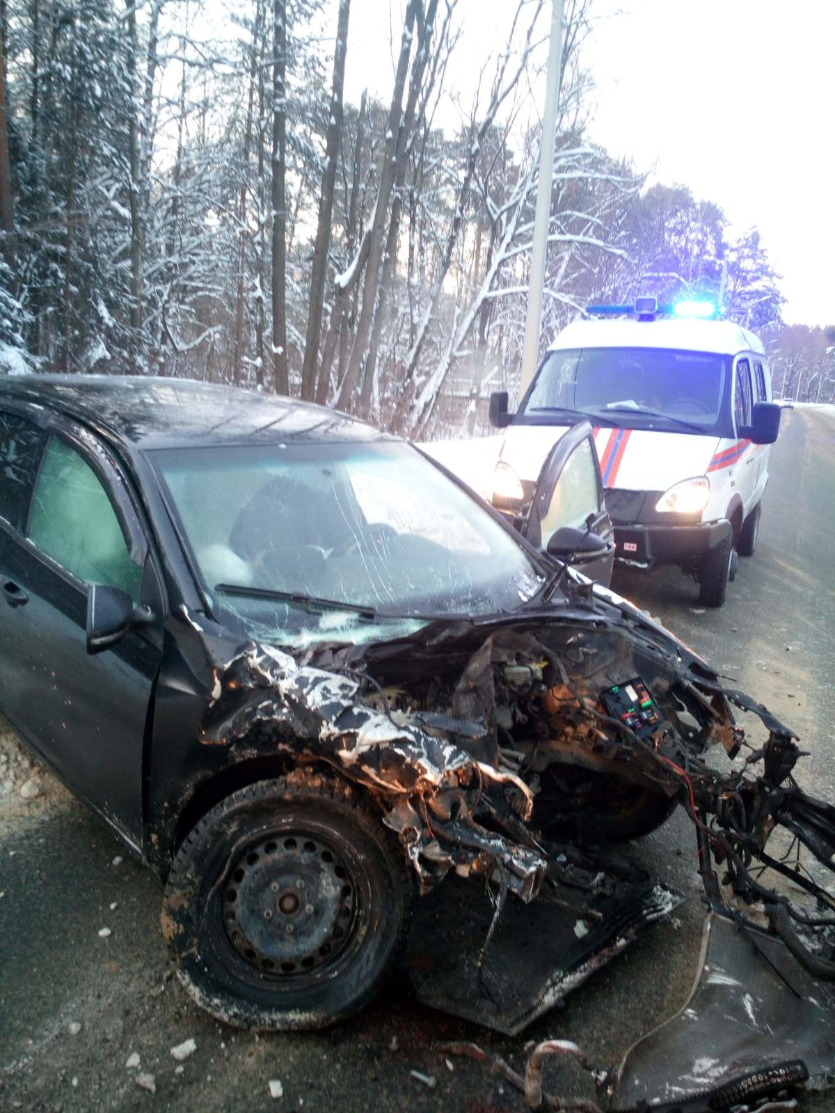 ДТп обнинск фольксваген 10.02.2021