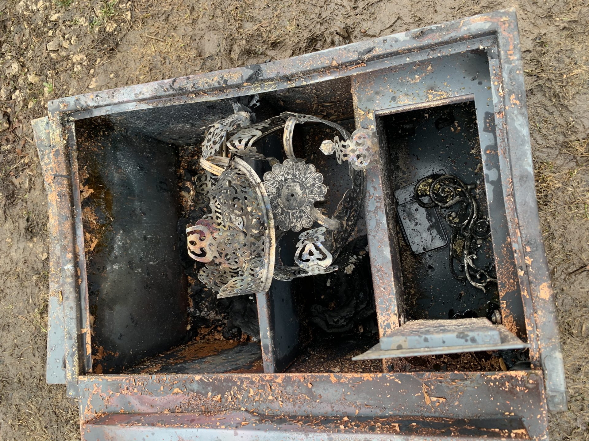 Храм сгорел в Калужской области