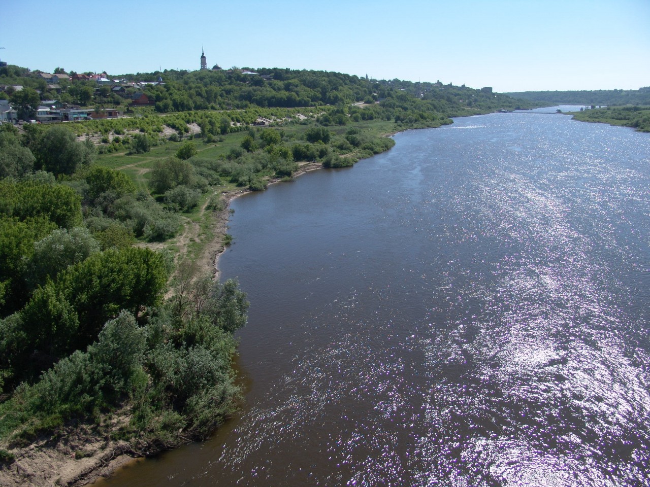Пароход калуга по оке