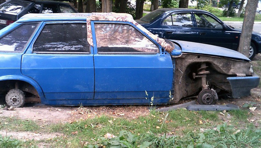 Утилизация брошенных автомобилей