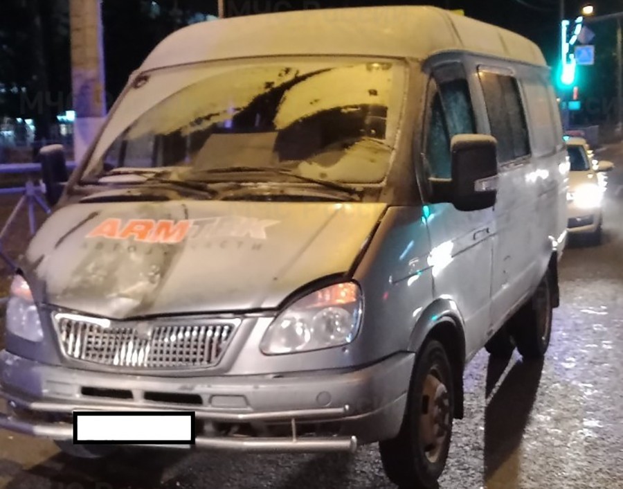 Водитель газели в клину