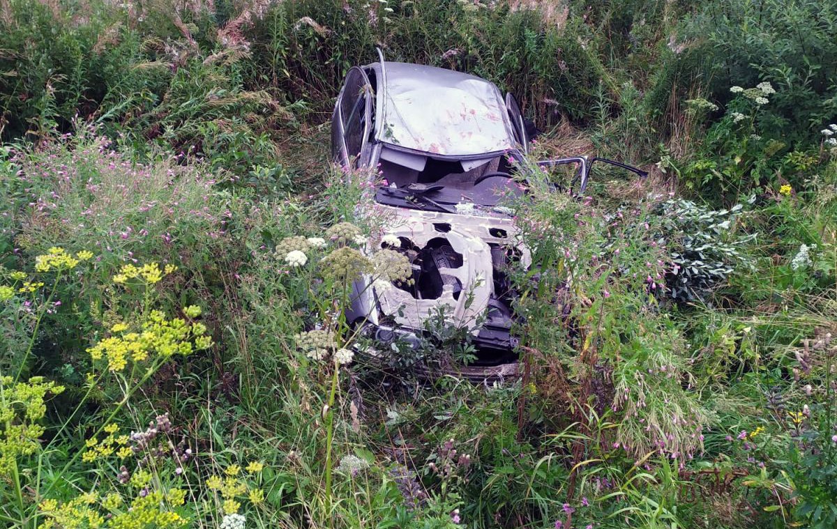 В Калужской области 28-летний водитель погиб в перевернувшемся «БМВ ...