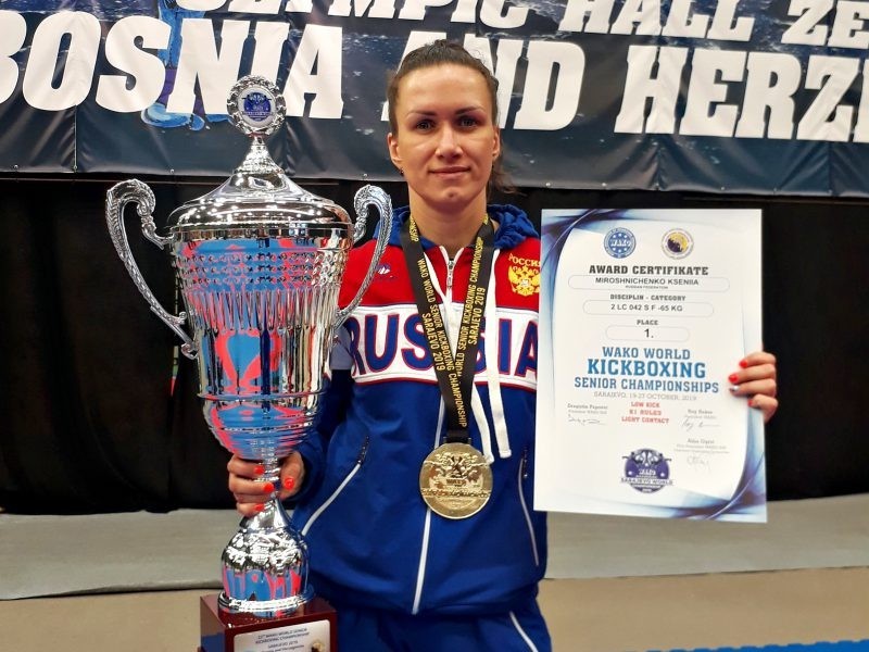 Ксения Мирошниченко стала спортсменом месяца