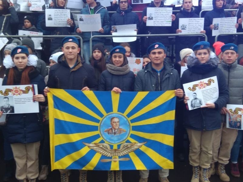 Юнармейцы рассказали москвичам о калужских героях