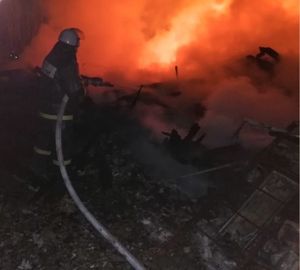 Пожарные потушили два дачных дома