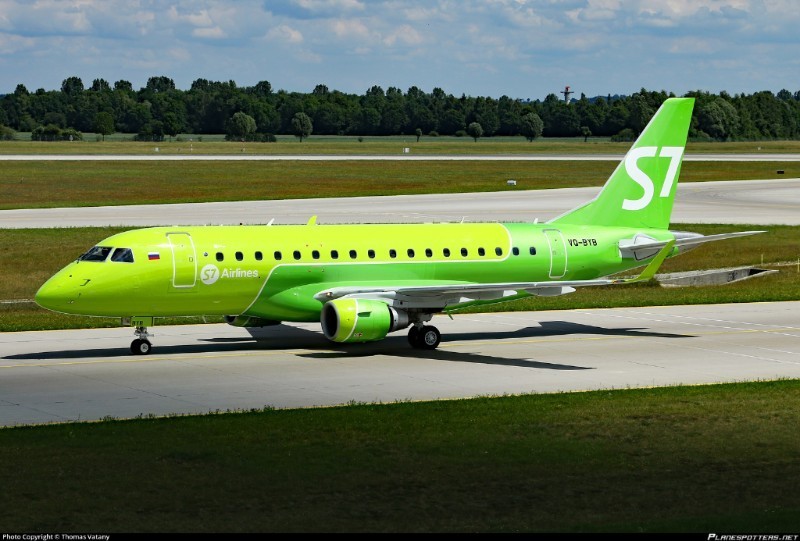 S7 Airlines открыла продажи на рейсы Калуга-Санкт-Петербург на весенне-летний сезон