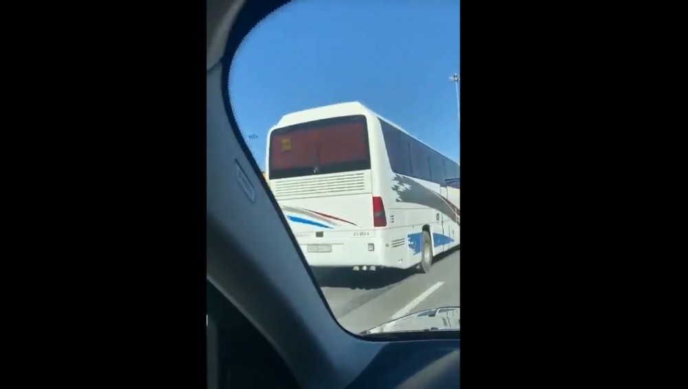 Калужан напугала колонна автобусов с сотрудниками Росгвардии