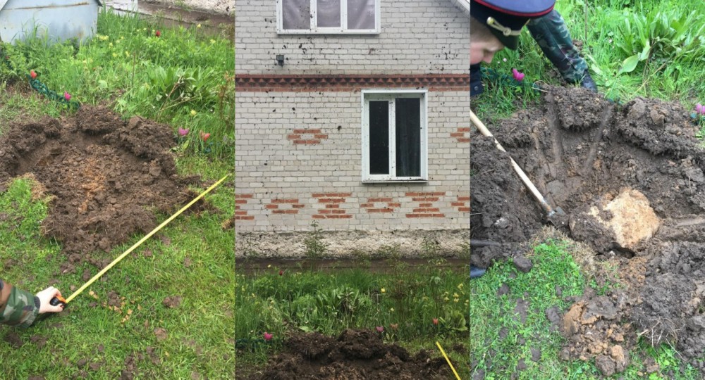 В Калужской области при взрыве тяжёлый камень прилетел во двор частного дома