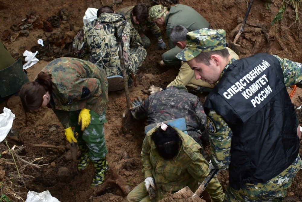 В Калужской области обнаружили останки 256 бойцов Красной армии