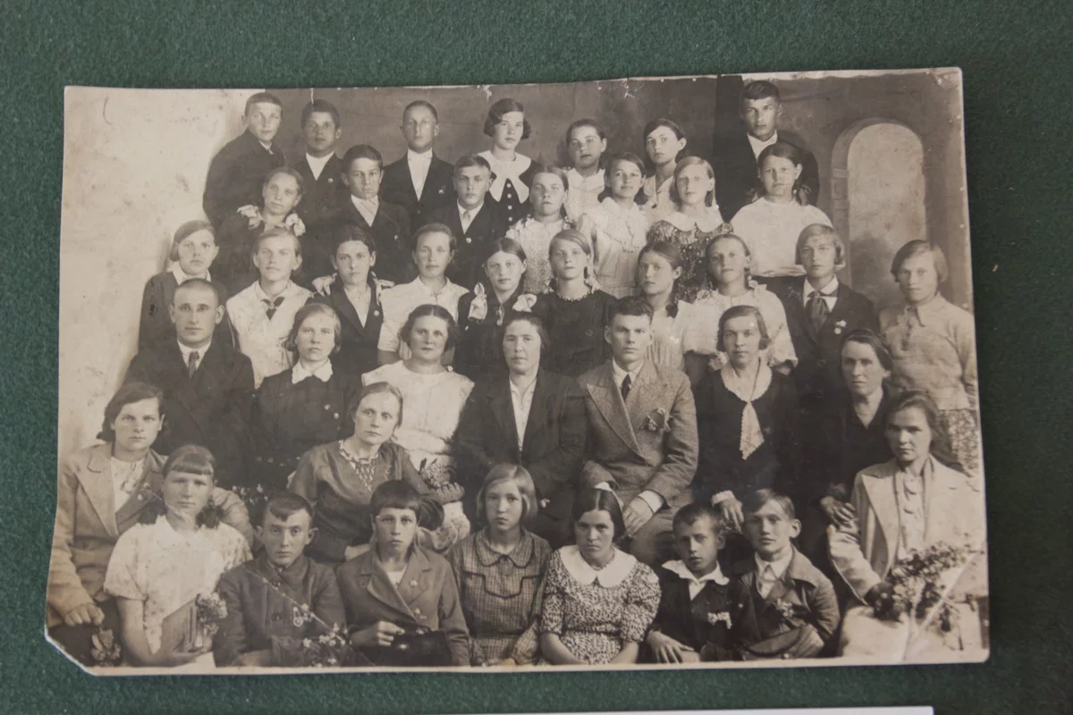 Учащиеся людиновской школы, 1930-е годы. 
