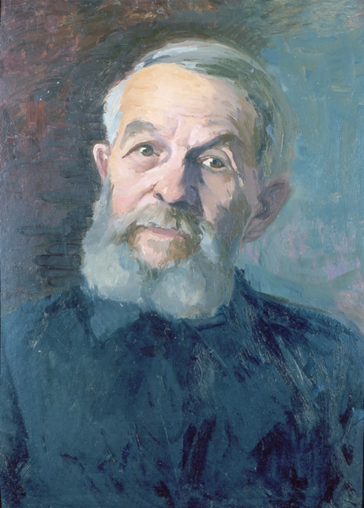 Портрет краеведа Грознова. Художник Китайкин.   