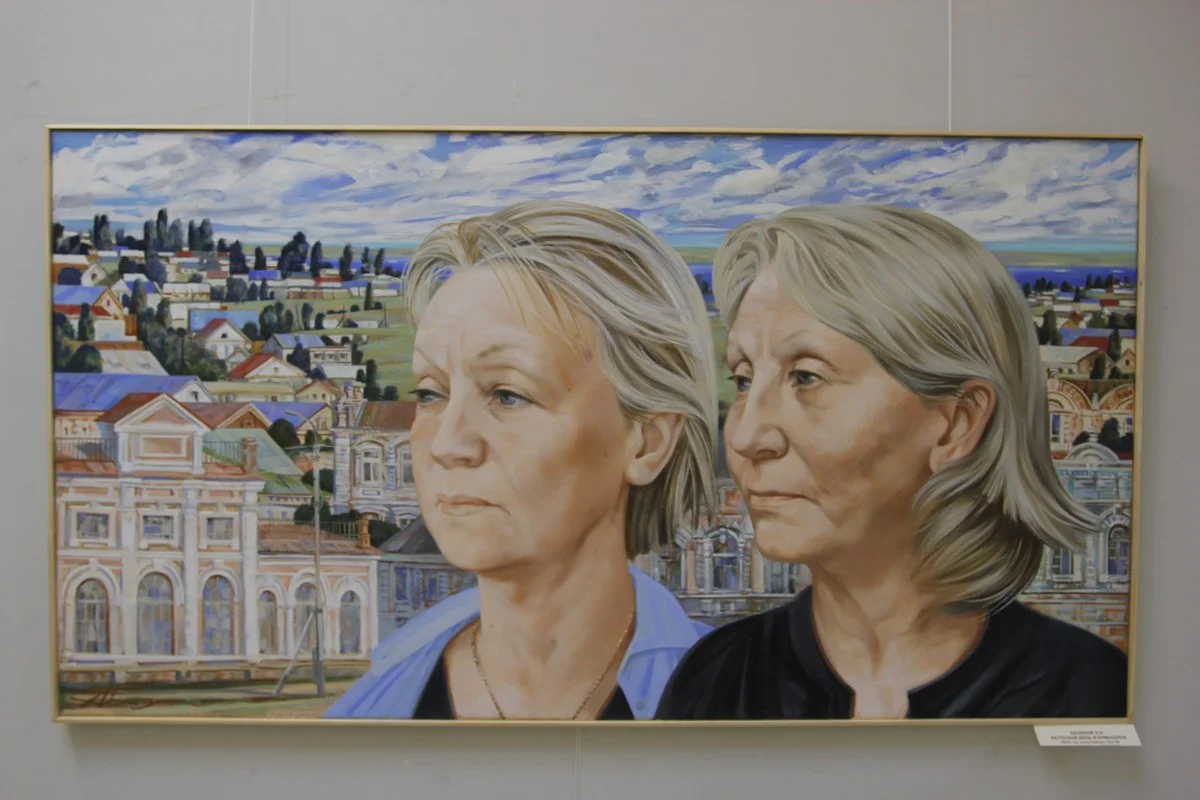 Алексей Базанов «Ветренный день в Камышине», 2024 год. 