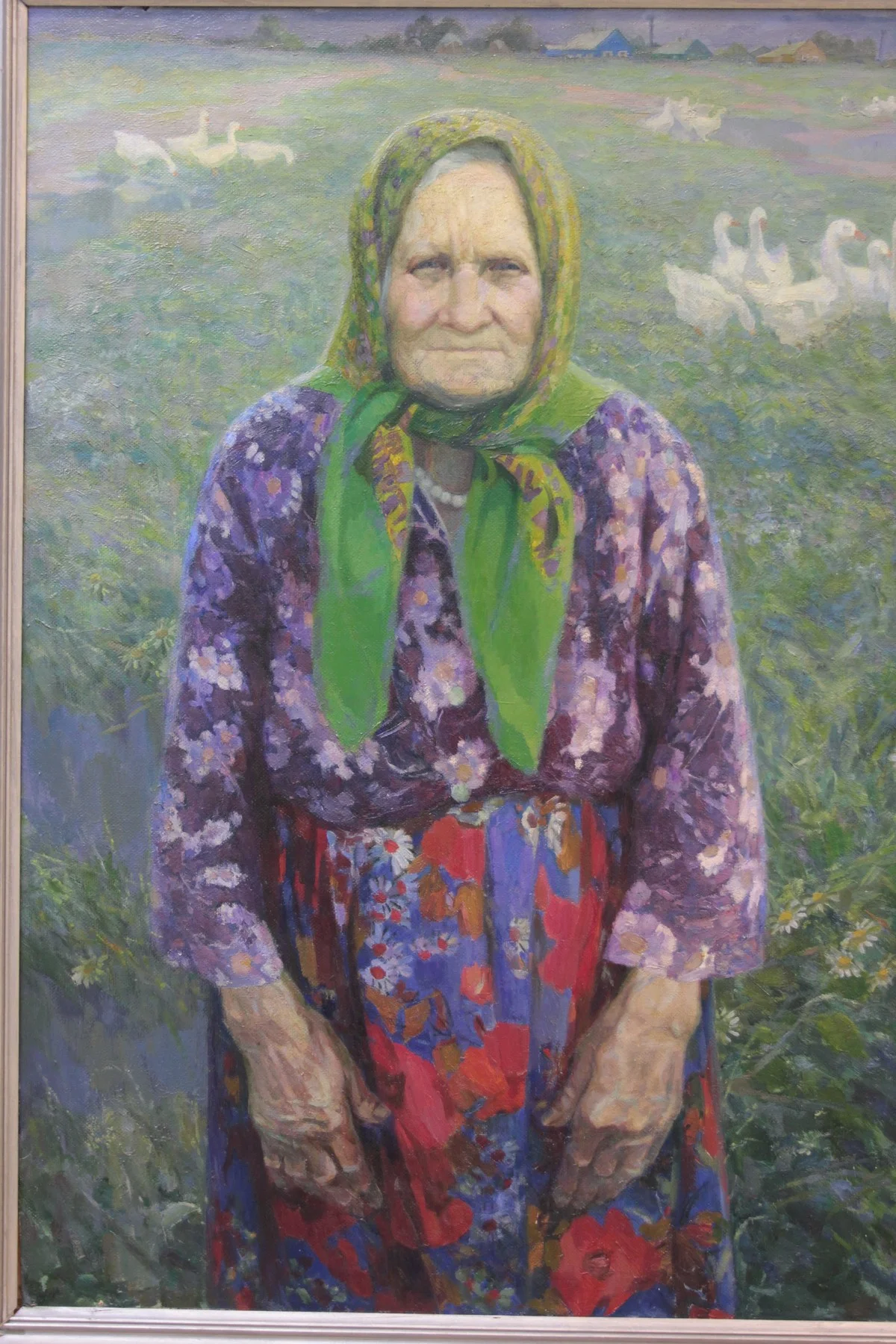 Лариса Минченко «Дождливые дни. Портрет Надежды Павловны», 2005 год. 