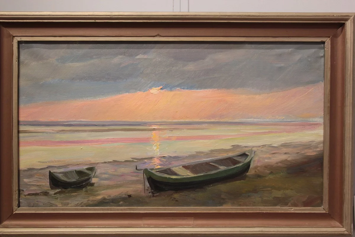 «Белое море. Вечер», из цикла «По Мезенскому краю» 1978 г. 