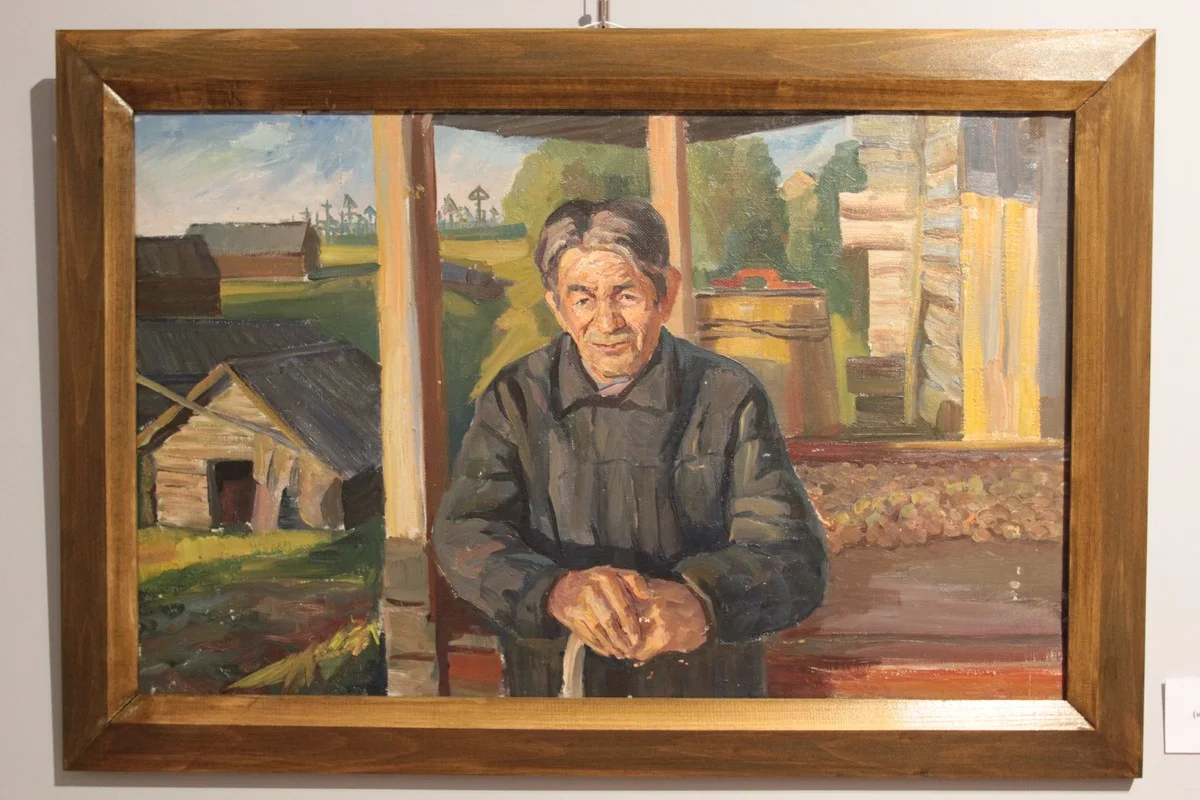 «У крыльца». Из цикла «По Мезенскому краю» 1978 г.