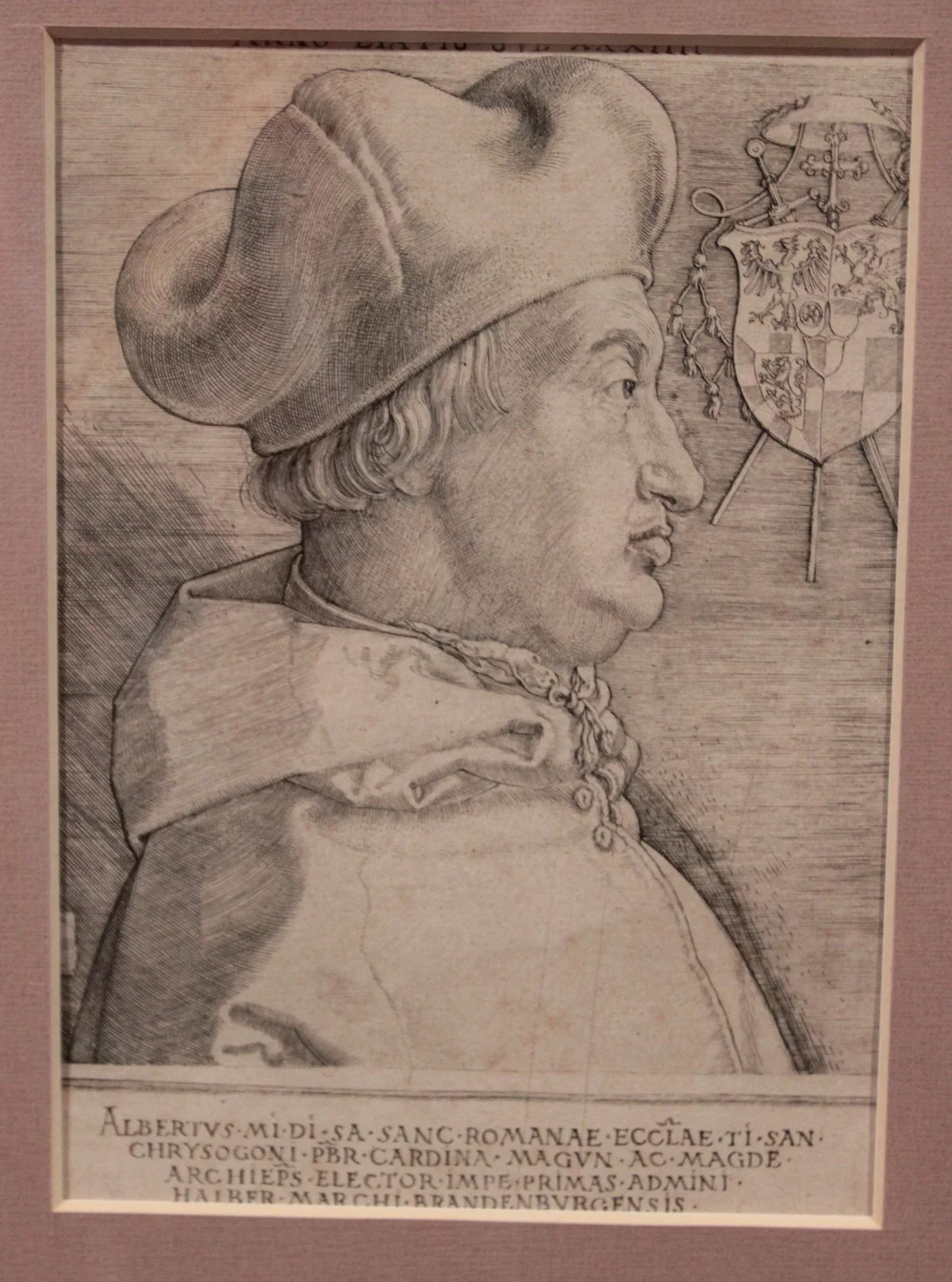 Альбрехт Дюрер «Портрет кардинала Альбрехта Бранденбургского.