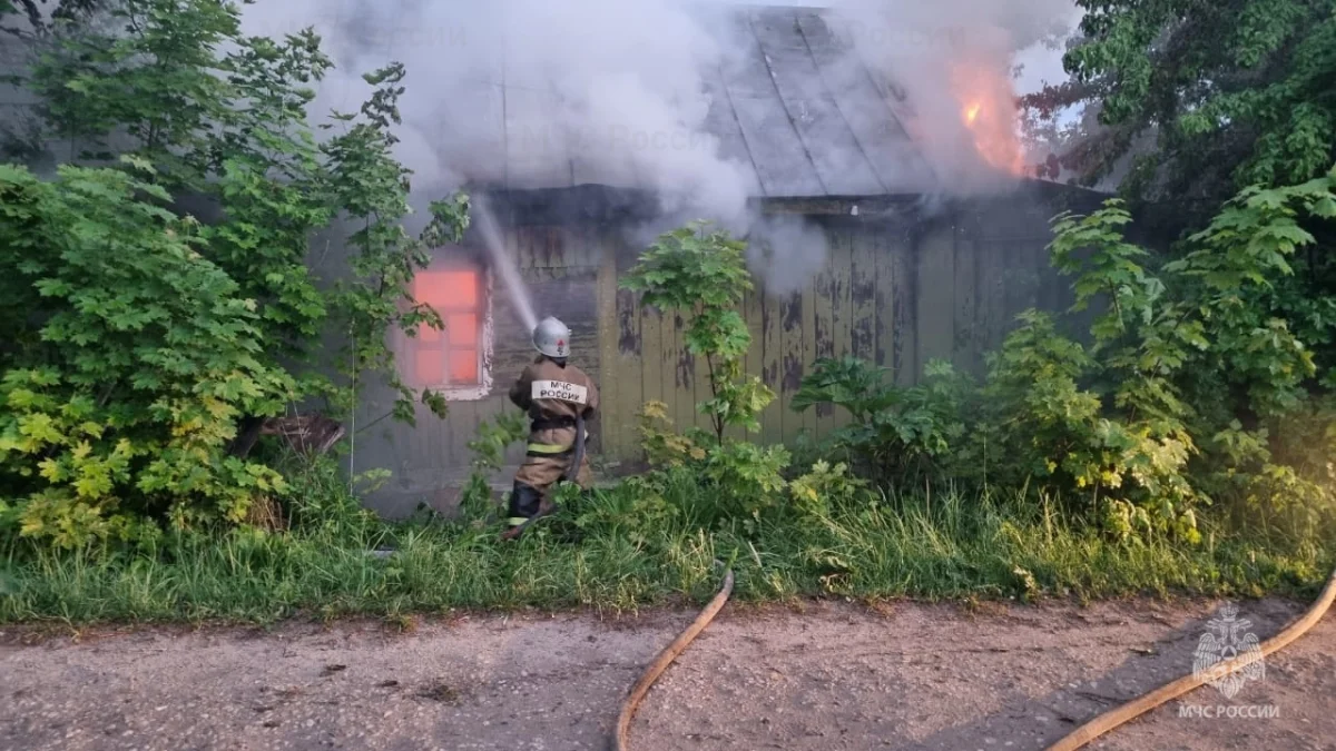 Пожар в Козельске