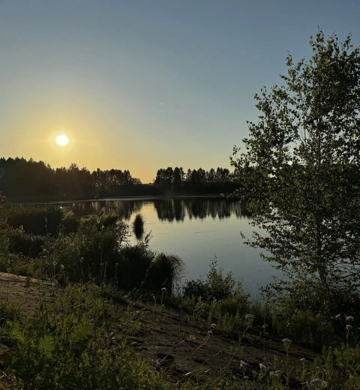 Водохранилище в деревне Торкотино 