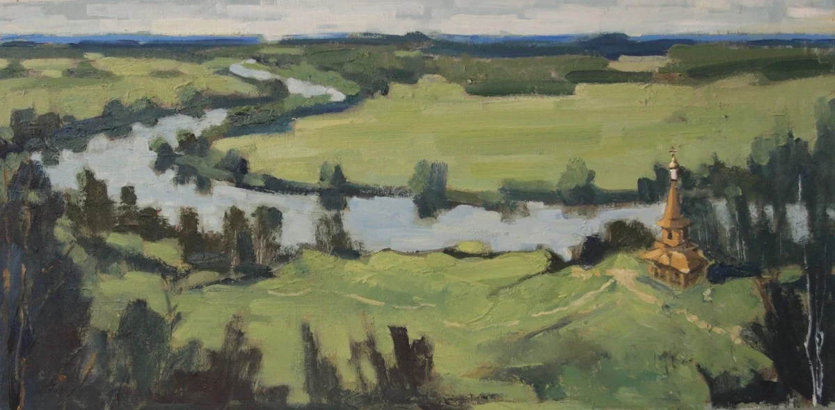 Николай Лучкин (Вязьма) «У источника. Гремячево».