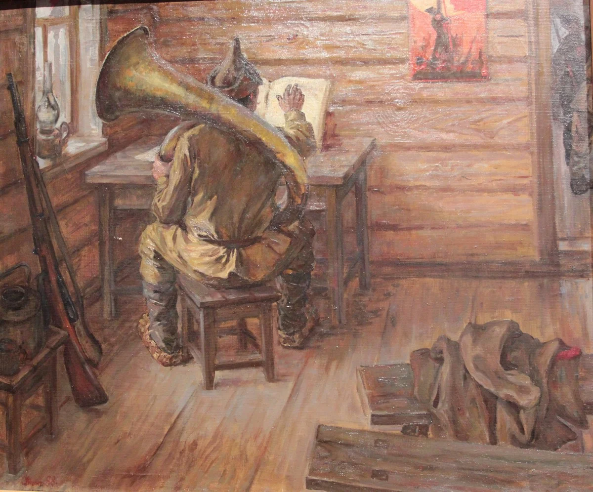 Станислав Минченко «Прощание славянки», 1988 год.