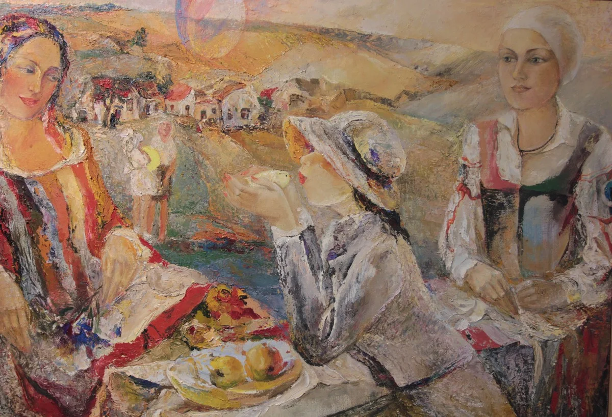 Зинаида Тимофеева «Гости», 1998 год.