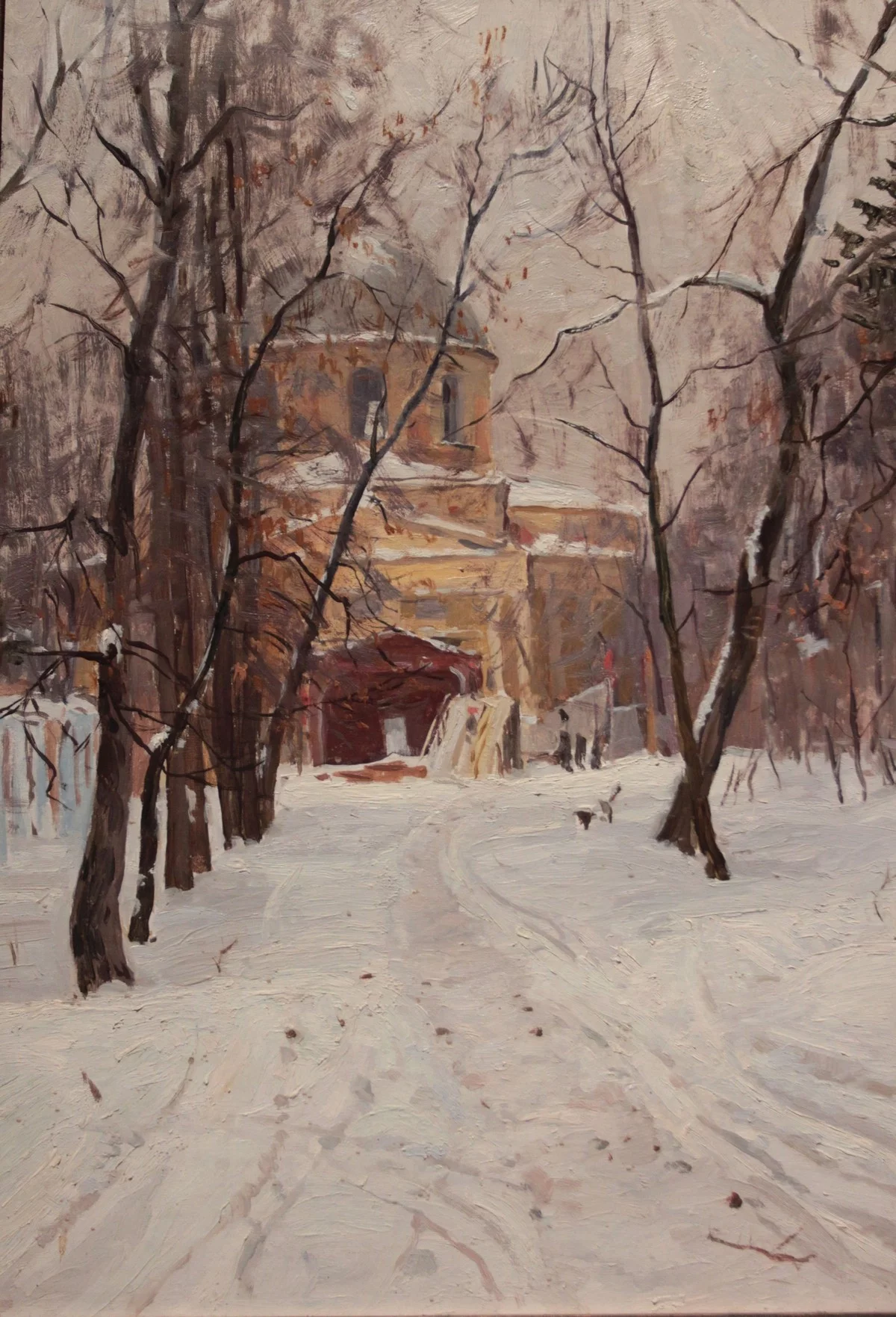 Анатолий Худяков «Зима в Калуге», 1960-е гг.