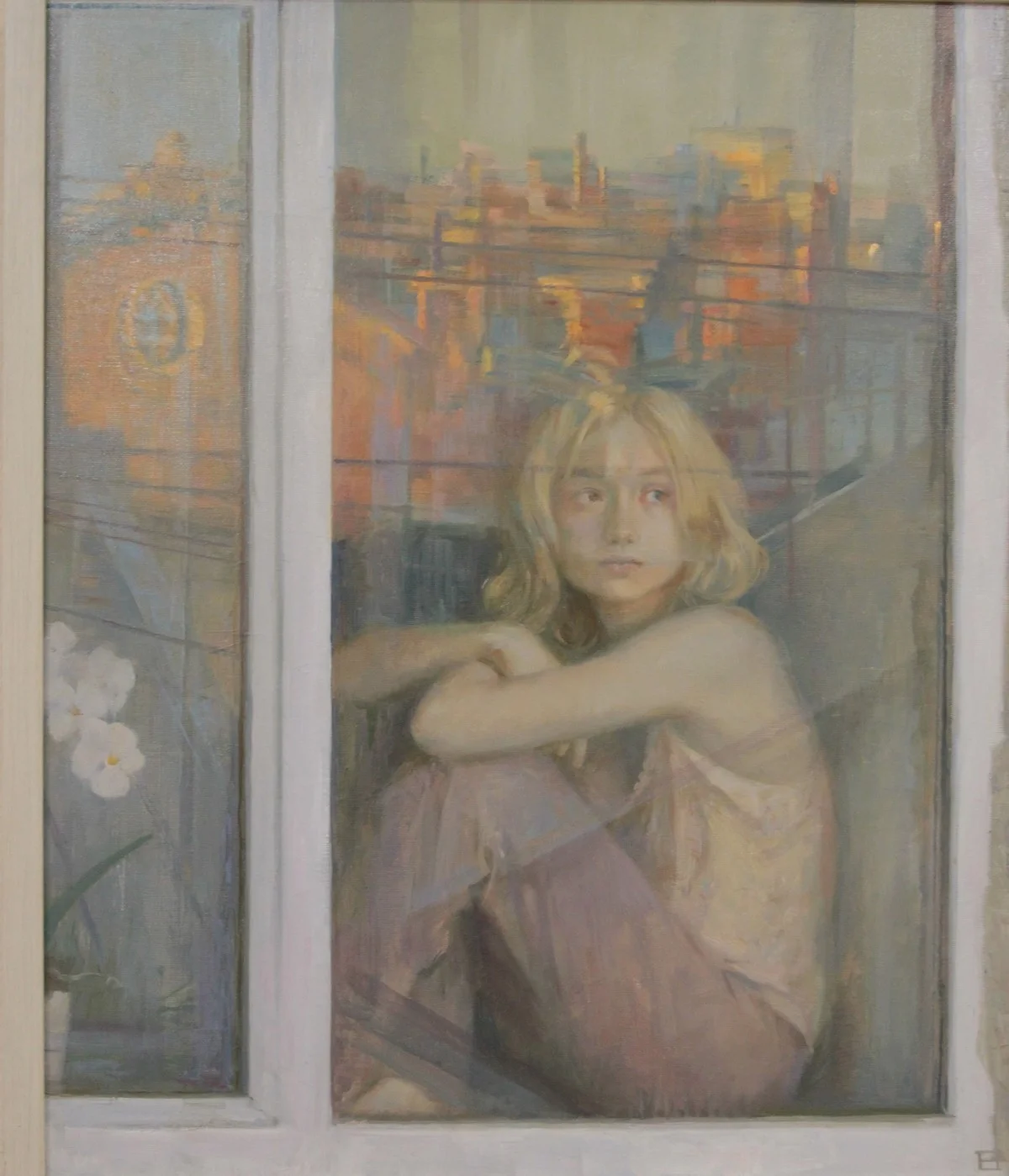 «Нежный возраст». Здесь Елена изобразила свою дочь Варвару. 