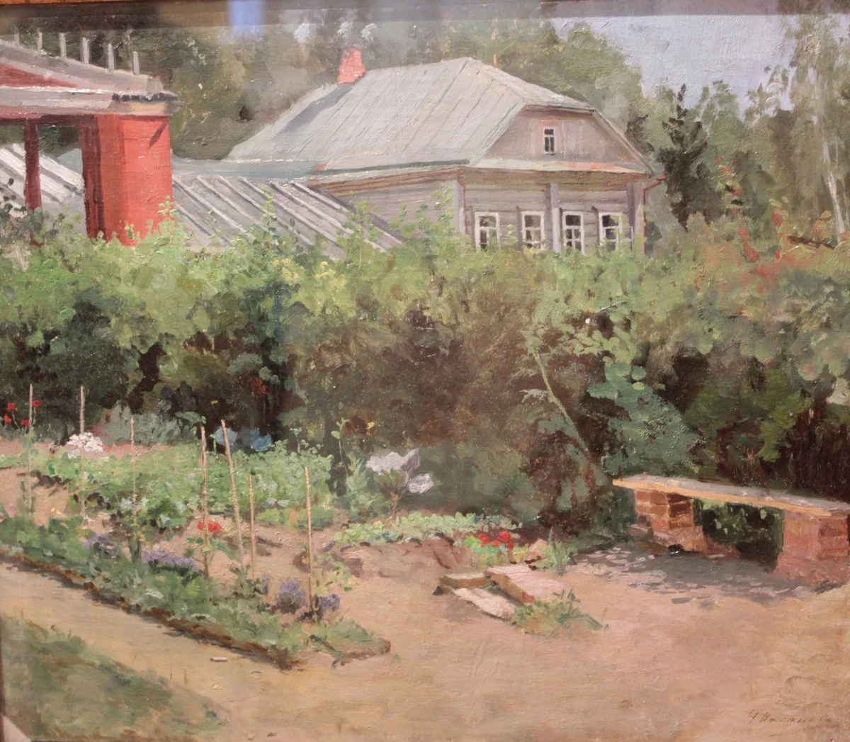 Наталья Поленова «Оранжерея в Любимовке».