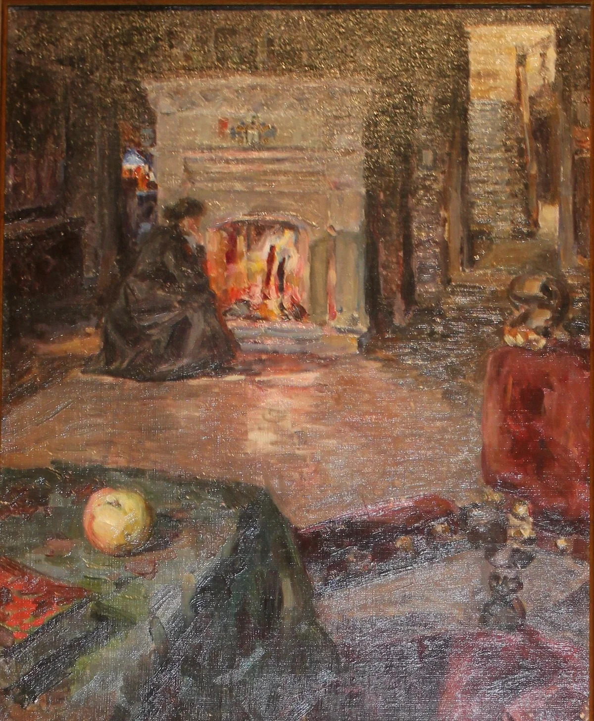 Мария Якунчикова «У камина в Борке (Поленово)».