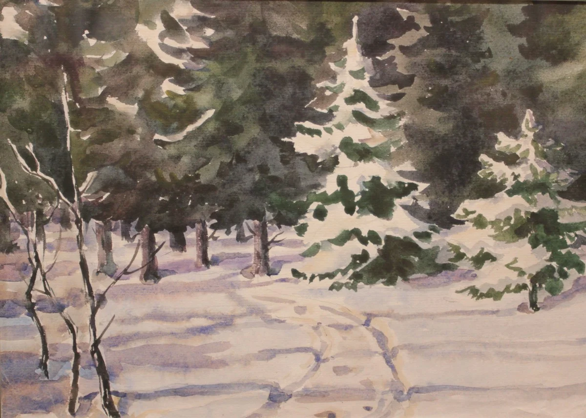 Наталья Поленова-младшая «Станция турист. Март».