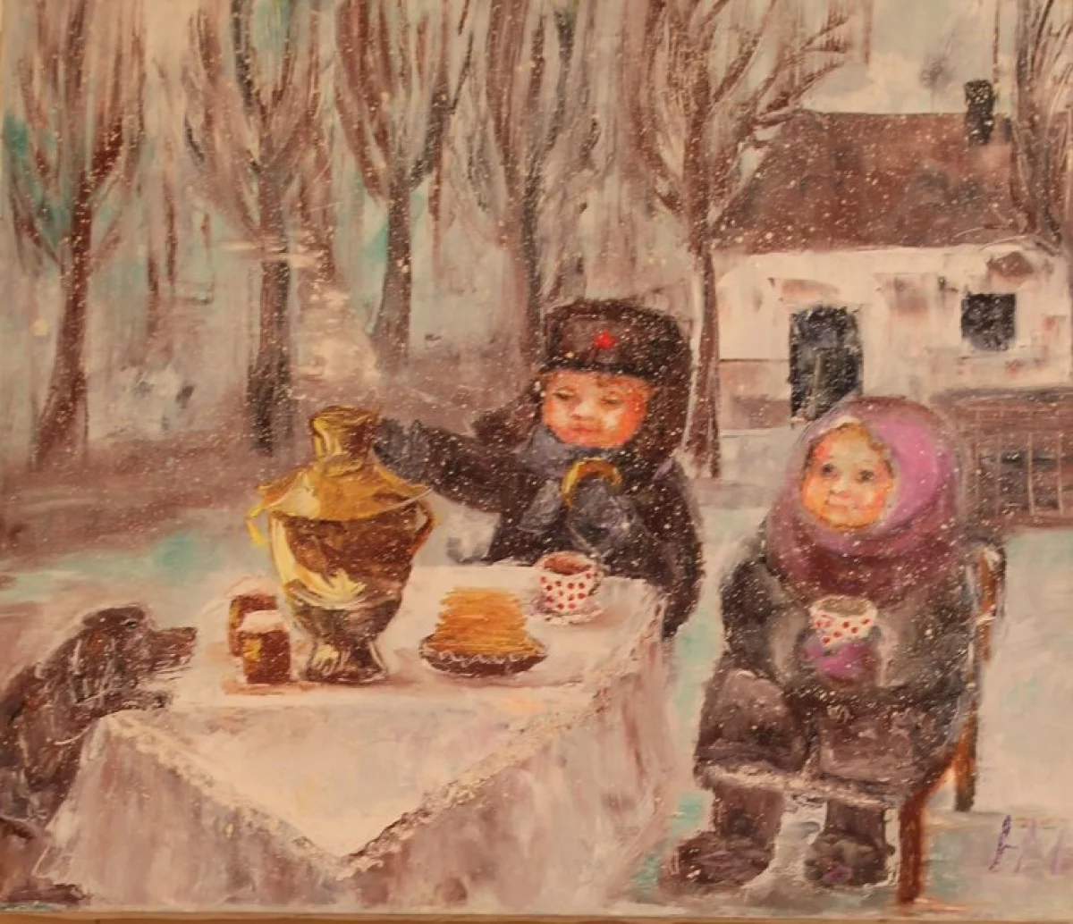 Работа Натальи Макаровой «Масленица».