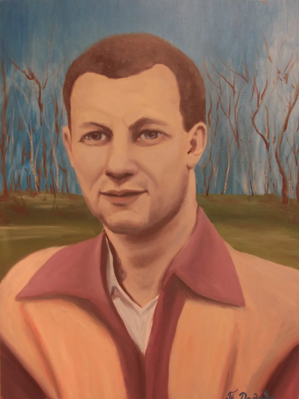 Татьяна Дедова вот так изобразила Владимира Морозова. 