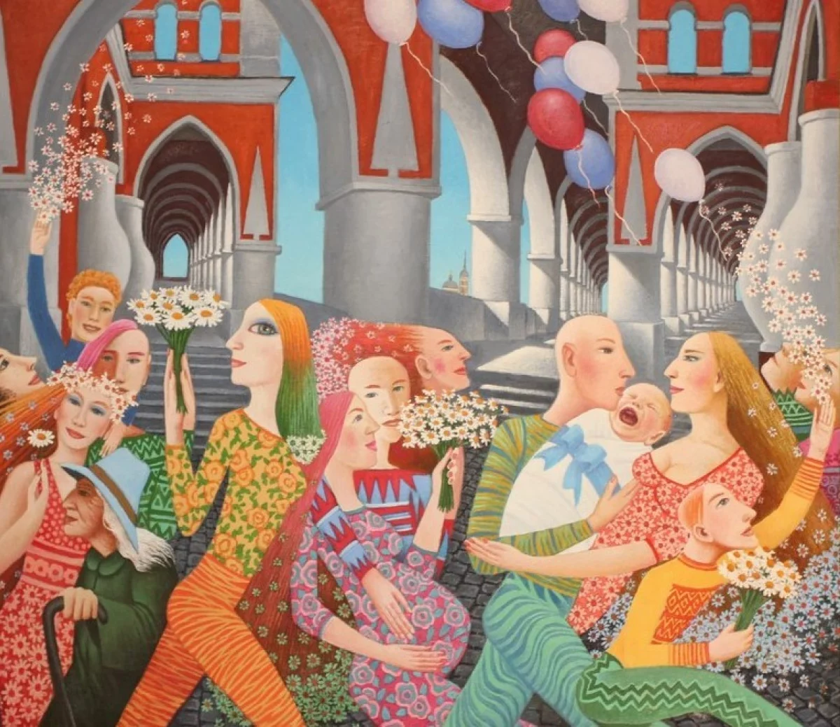 Работа Алексея Голубева. посвященная Дню семьи, любви и верности. 