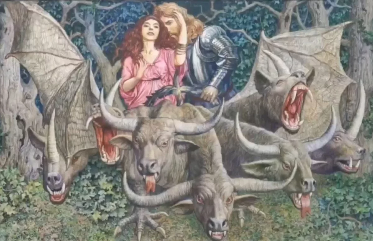 Иллюстрация к «Божественной комедии» Данте.