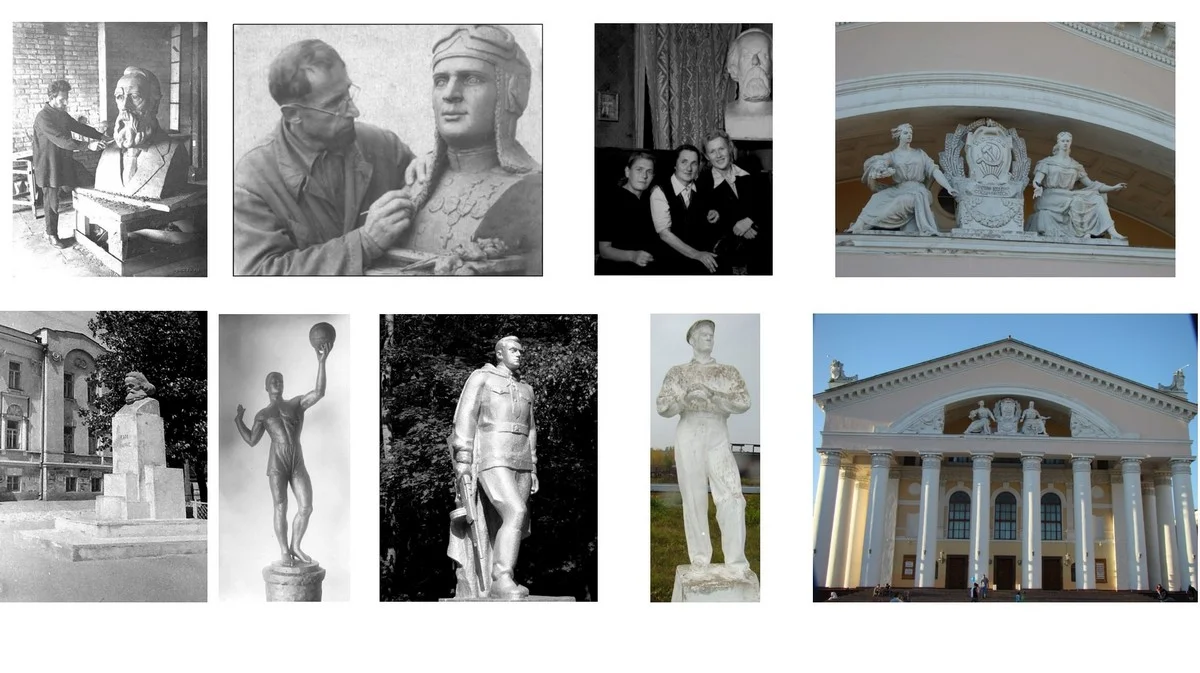 Скульптор Ребров выполнил два десятка работ, но многие из них не сохранились.  