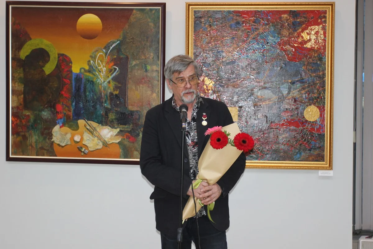 Михаил Мантулин рассказал, что нанего повияли Малевич, Кандинский, Татлин.