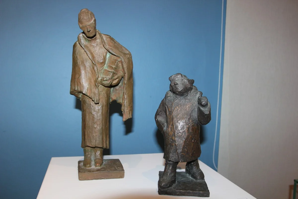 Александр Регельсон «Архивариус» и «На зимнюю рыбалку», 1981 год.