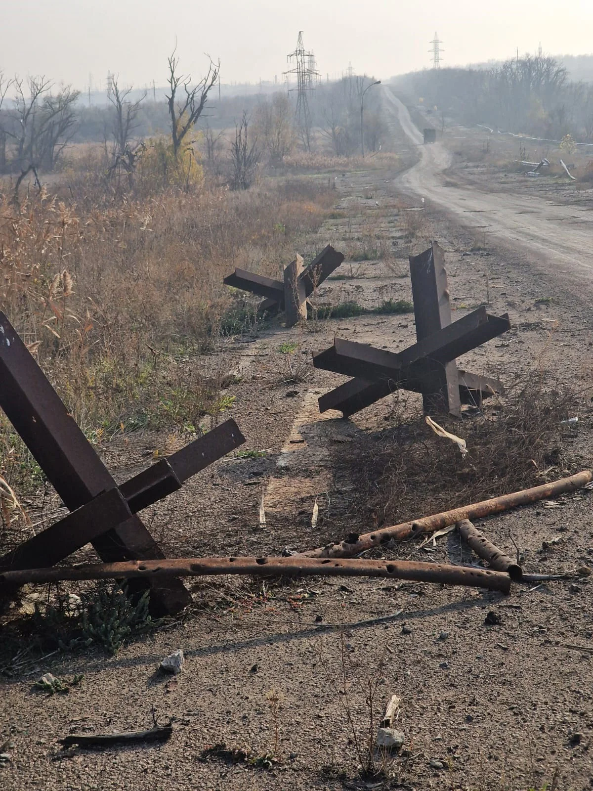 Остатки украинской обороны.