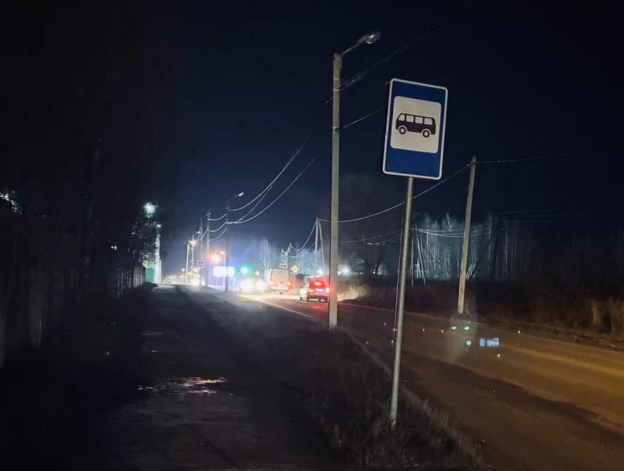 В Калуге на 3-м Академическом проезде ждут решения проблемы с освещением