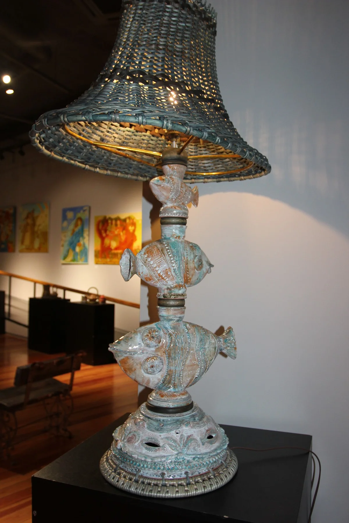 На выставке можно увидеть работы родителей Марии. Вот, одна их них. 