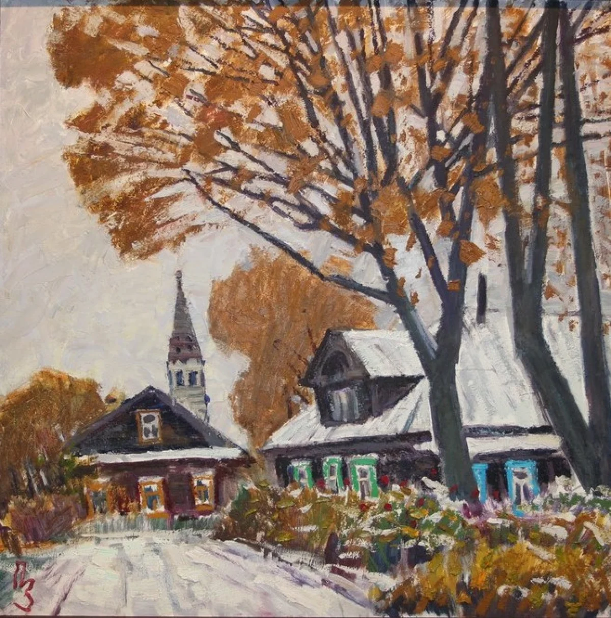 Павел Зеленецкий «Первый снег», 2024 год.