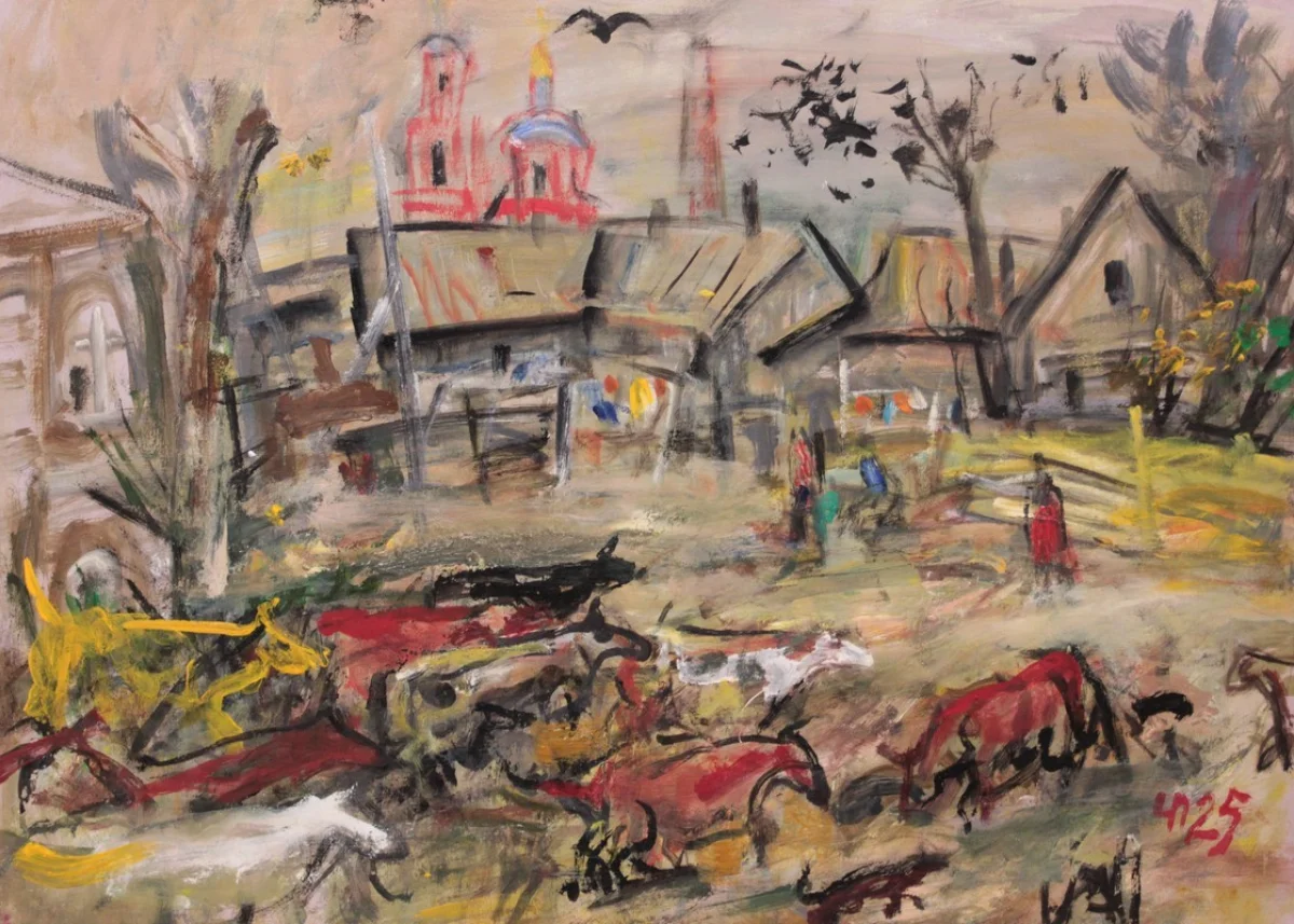 Петр Чеканцев «Возвращение стада», 2025 год.