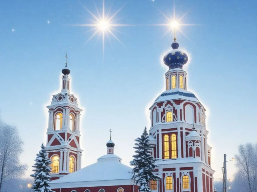 Нейросеть поздравляет с Крещением Господним!