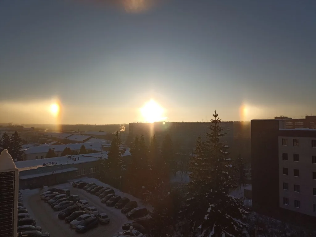 Три солнца заметили над Калугой