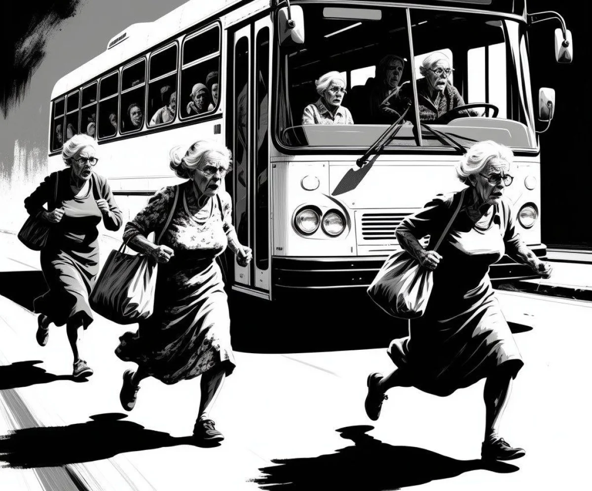 Держите картинку от нейросети про нашу суровую реальность.