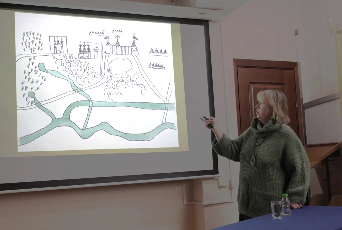 Крепость, которая стоит на Новом городище. Одна башня – проезжая, как и написано в древней описи.