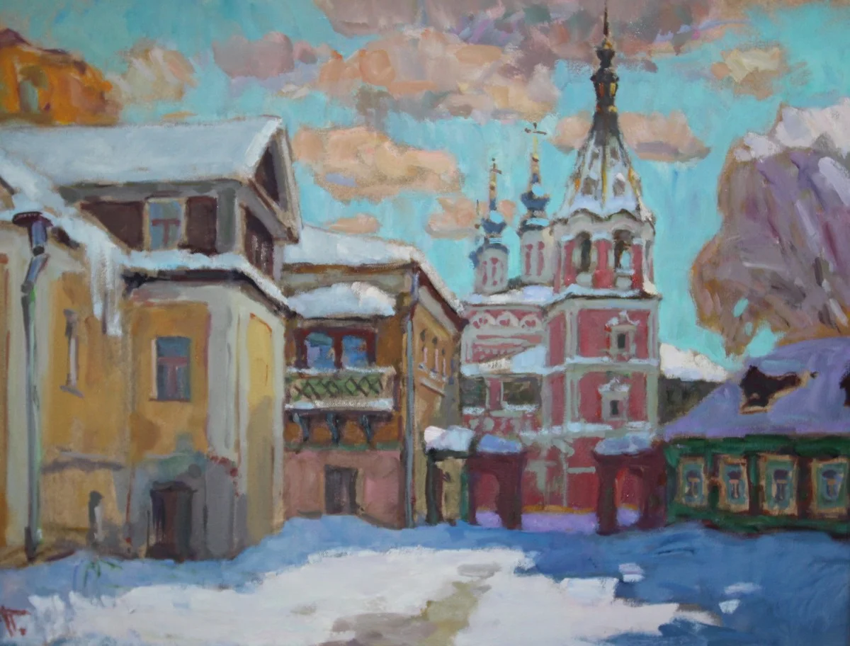 Евгений Пухов «Калужский дворик».