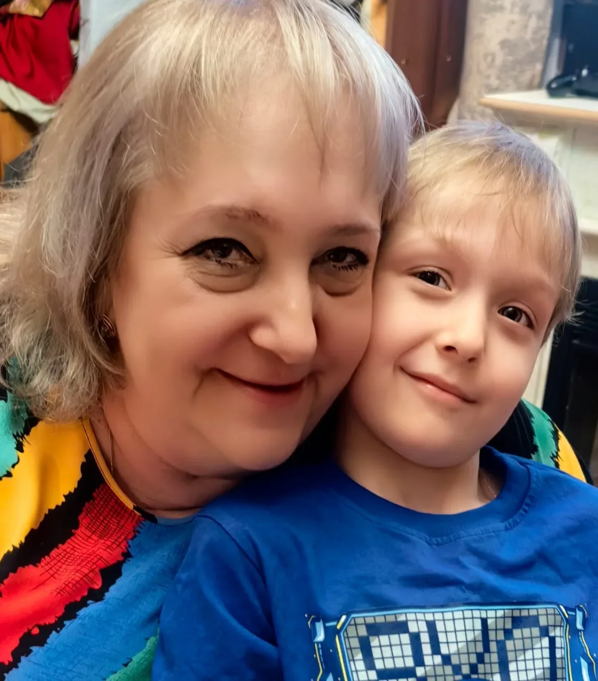 Лариса с внуком Самуилом